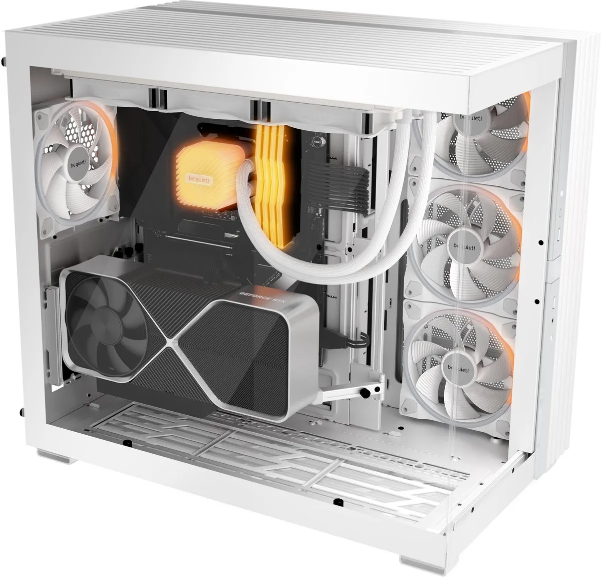 be quiet! LIGHT WINGS BL135 PWM Ventilator 140mm - 1500 RPM - Zwart RGB