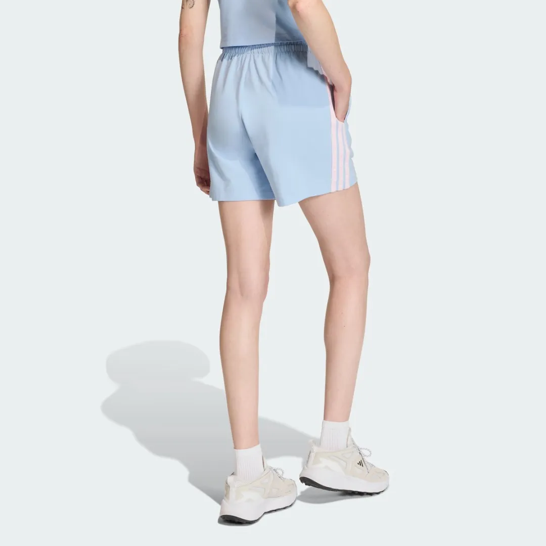 adidas Sportswear Essentials 3-Stripes Short Dames - Blauw M