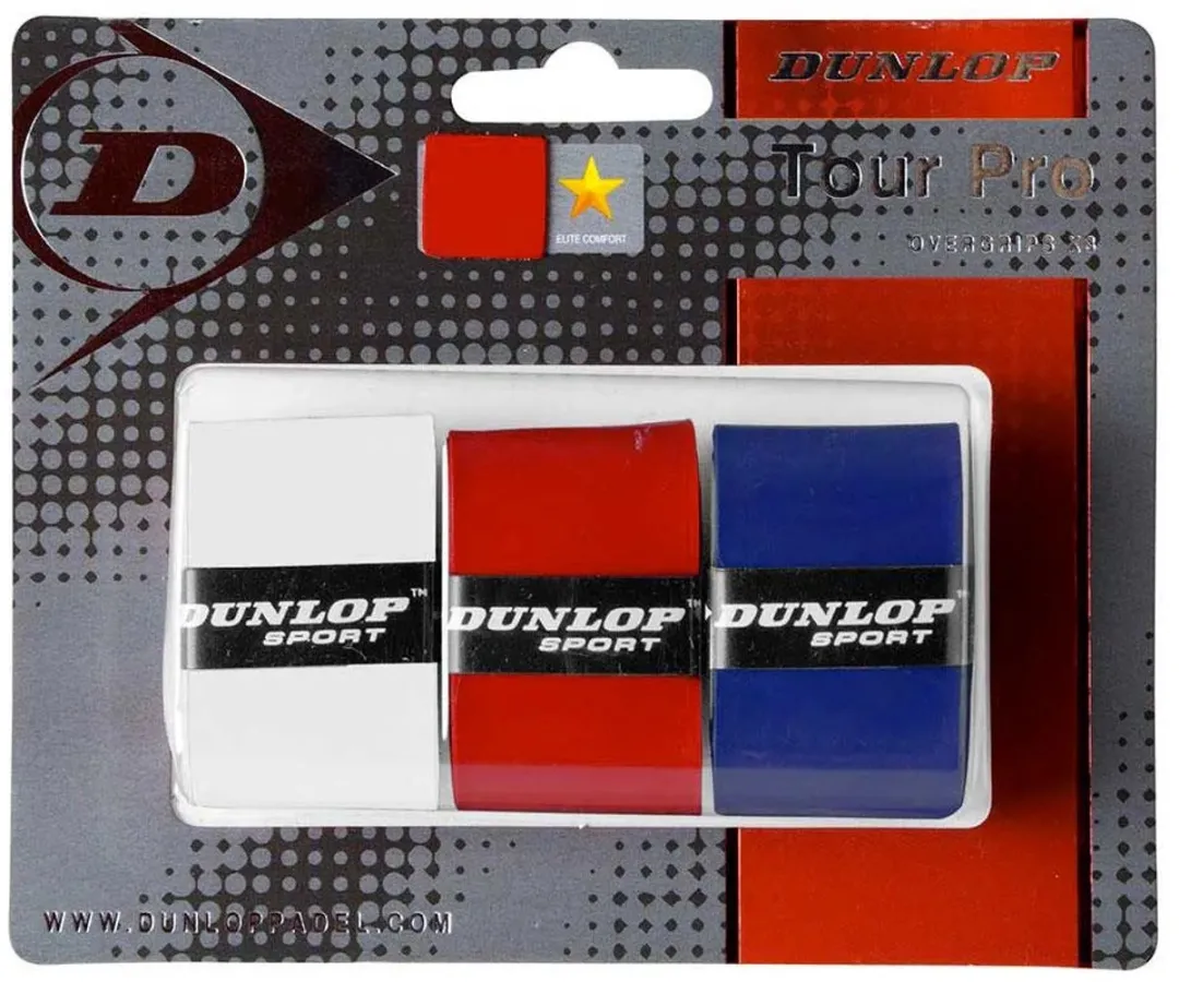Dunlop Tour Pro Overgrips - 60 Stuks - Wit
