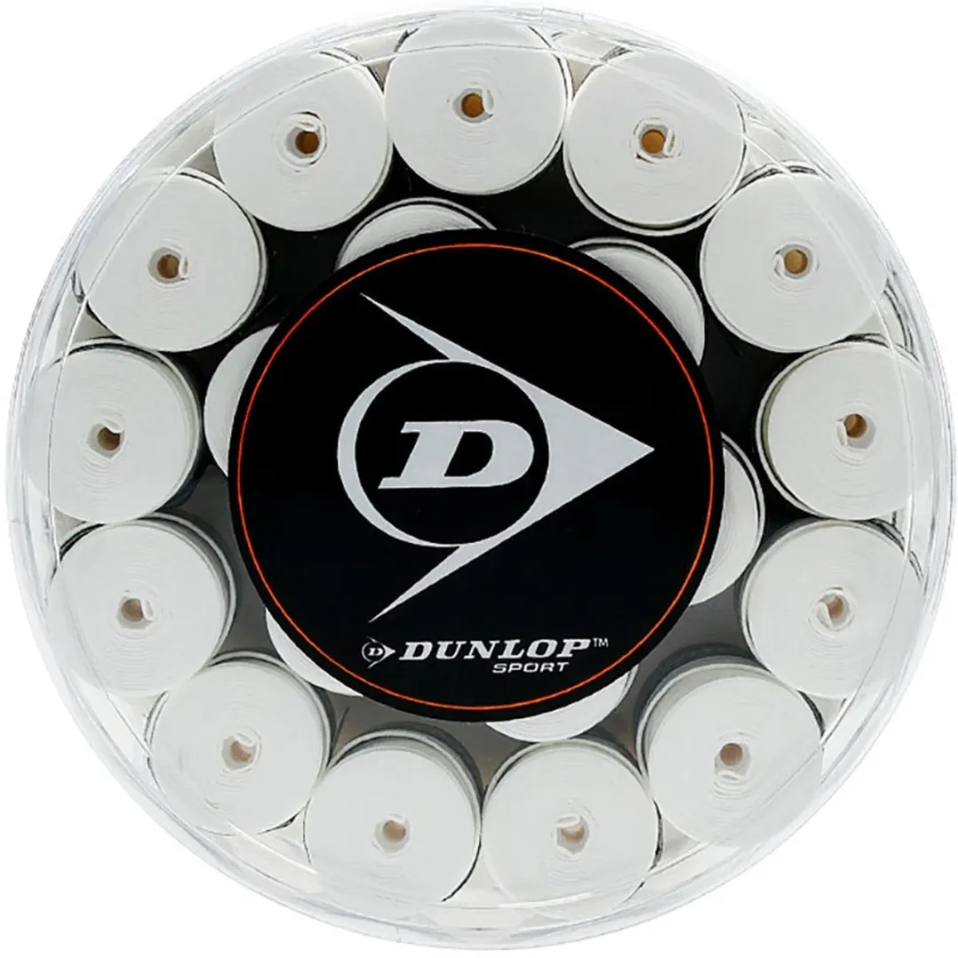 Dunlop Tour Pro Overgrips - 60 Stuks - Wit