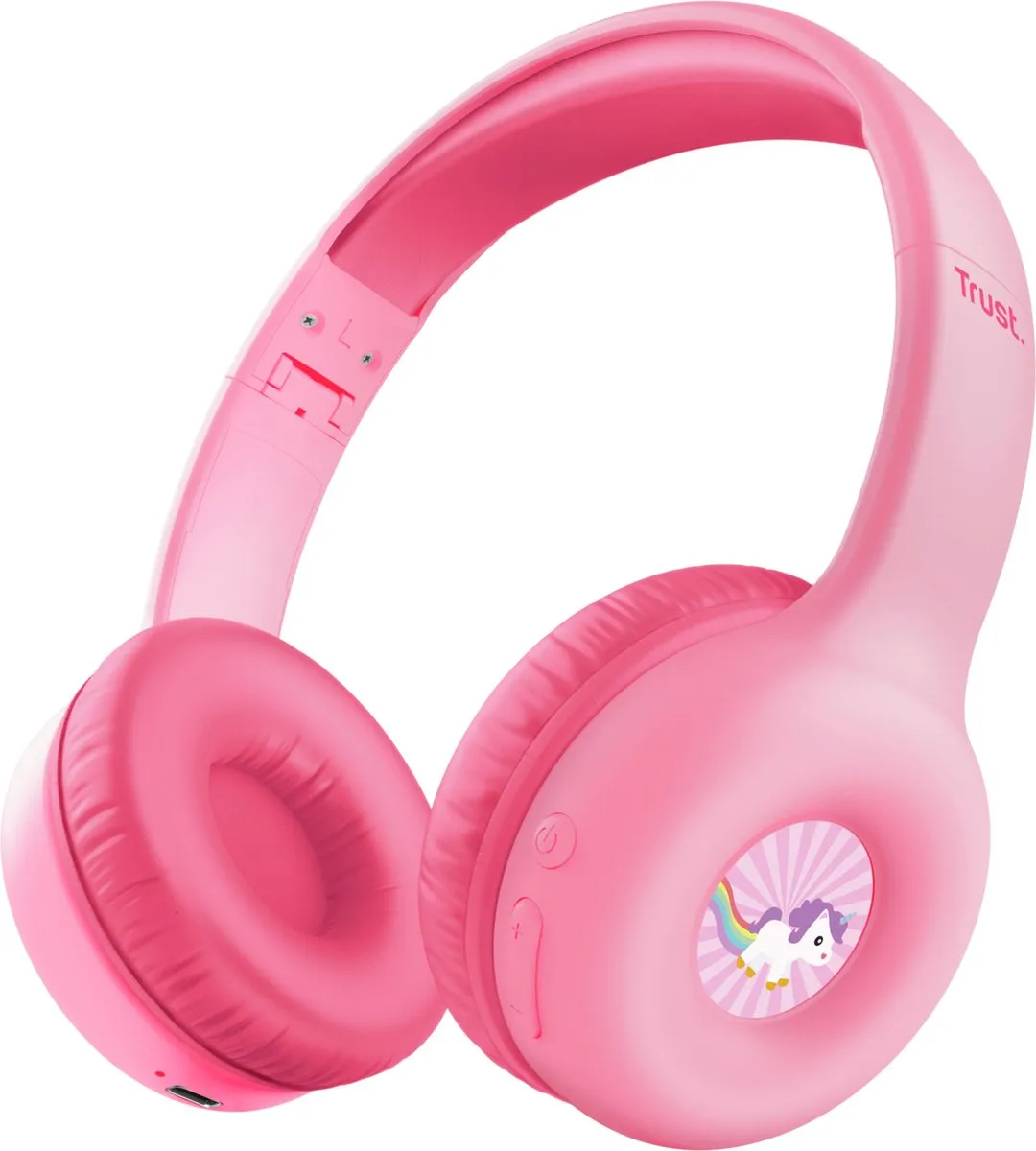 Trust Nouna Draadloze Kinderkoptelefoon Roze
