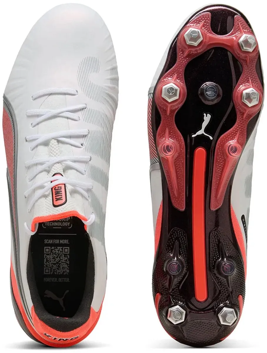 PUMA King Ultimate Mxsg Voetbalschoenen 45 - Wit