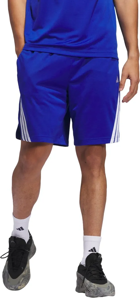 adidas Performance Legends 3-Stripes Basketbalshort M - Blauw