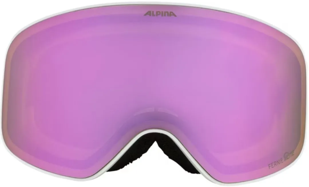 Alpina Fernie Q-Lite Junior Skibril - Wit-Roze - Categorie 2