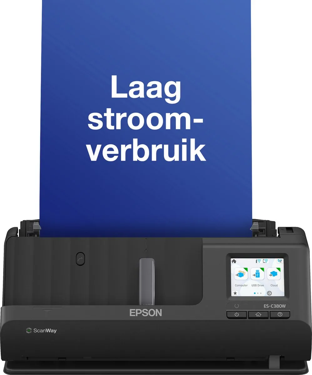 Epson WorkForce ES-C320W A4 Scanner - Zwart