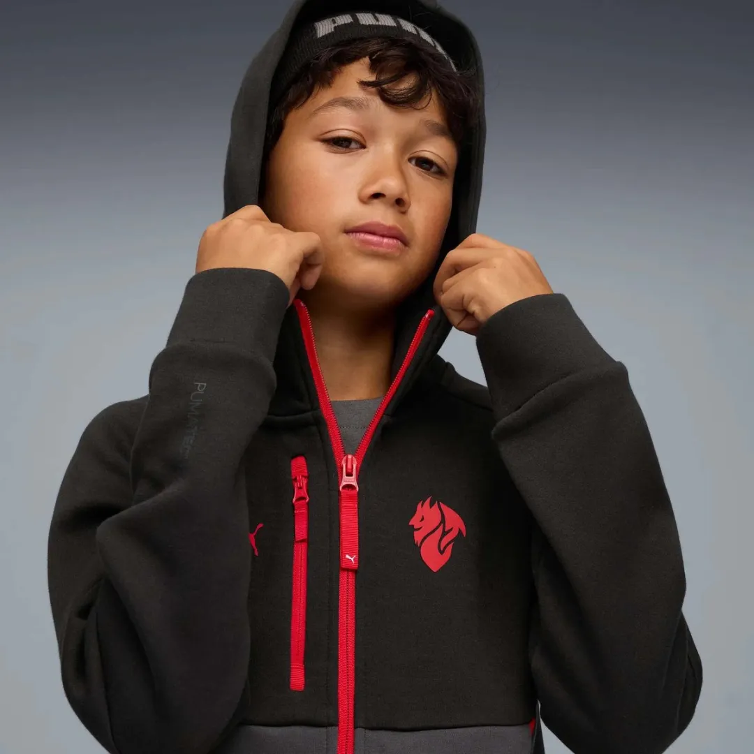 PUMA Pumatech FZ Hoodie Jr - 128 - Zwart