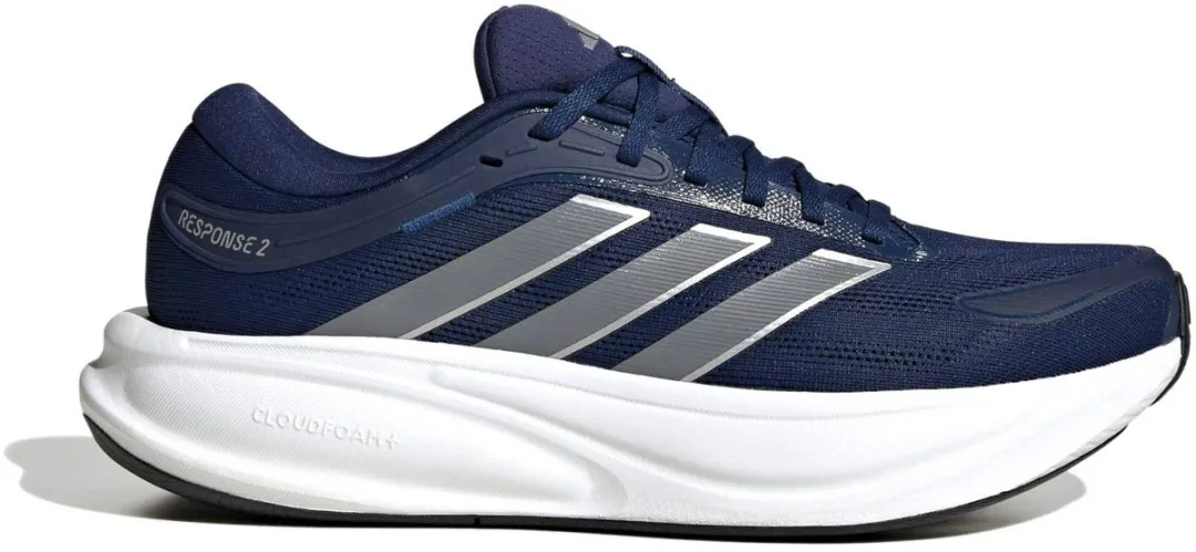 Adidas Response 2 Hardloopschoenen Heren 45 1/3 - Zwart/Wit