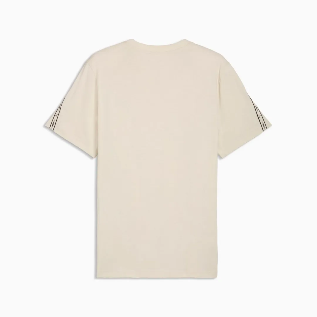 PUMA Tape Tee Heren - M - Beige