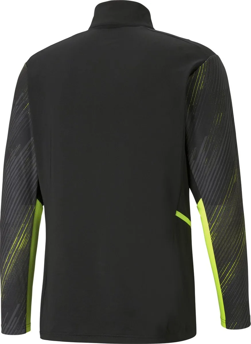 PUMA individualCUP Training 1/4 Zip Sporttrui M - Grijs/Wit/Rood