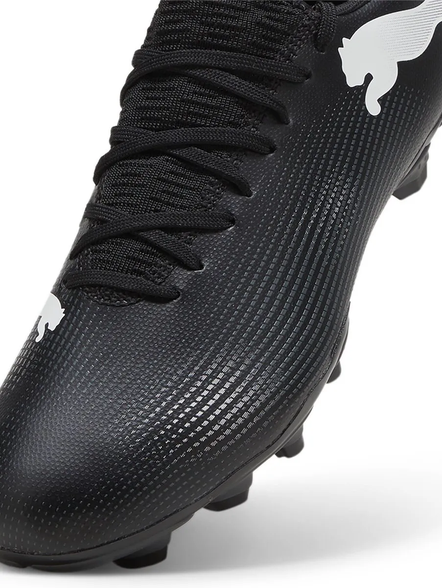 PUMA Future 7 Play FG/AG Heren Sportschoenen 44.5 - Zwart/Wit - afbeelding 6 van 6