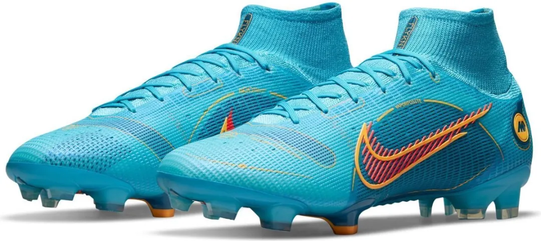 Nike Mercurial Superfly Elite FG Voetbalschoenen 46 - Zwart/Blauw