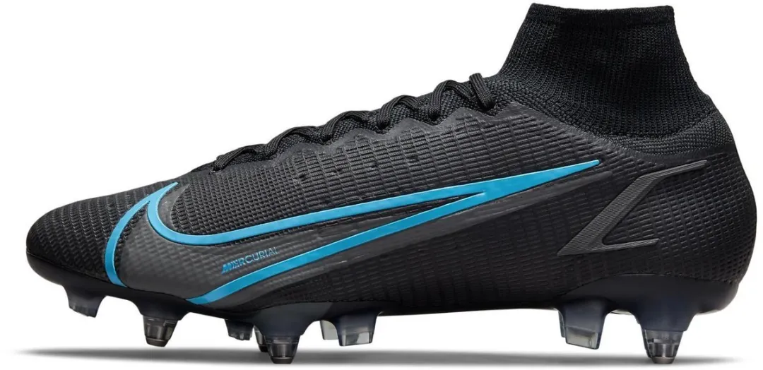 Nike Mercurial Superfly Elite FG Voetbalschoenen 46 - Zwart/Blauw