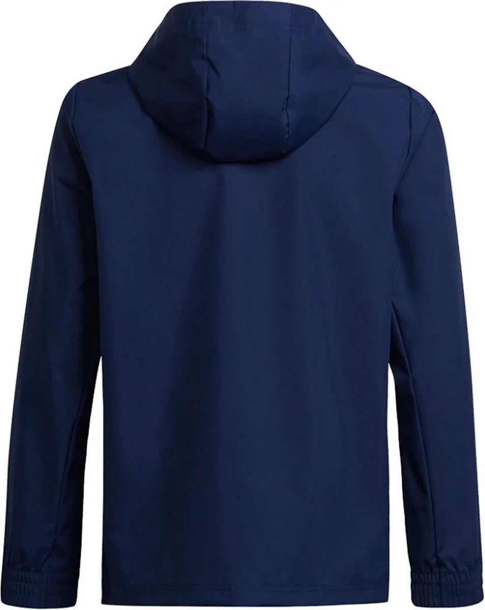 Adidas Entrada 22 All Weather Jacket Youth - 116 - Blauw - afbeelding 2 van 6