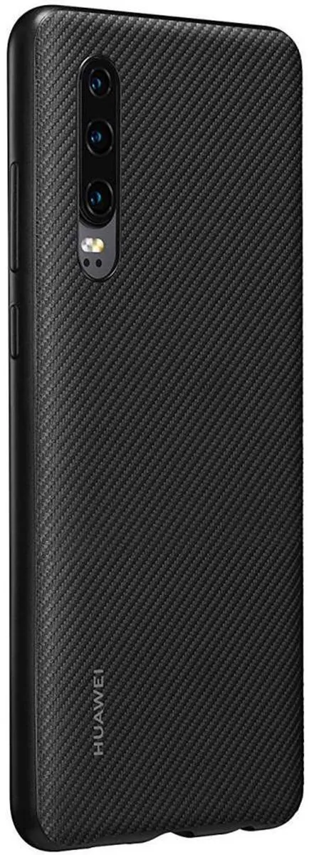 Huawei PU Hoesje 51992992 - Zwart Carbon