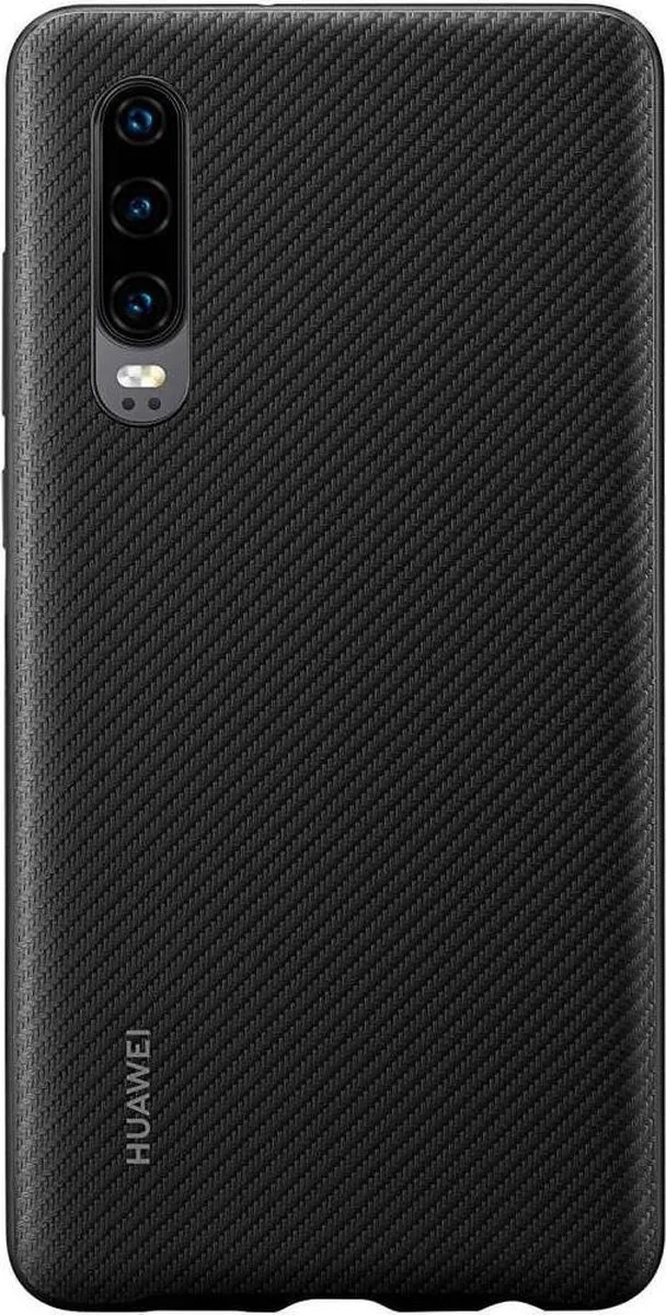 Huawei PU Hoesje 51992992 - Zwart Carbon