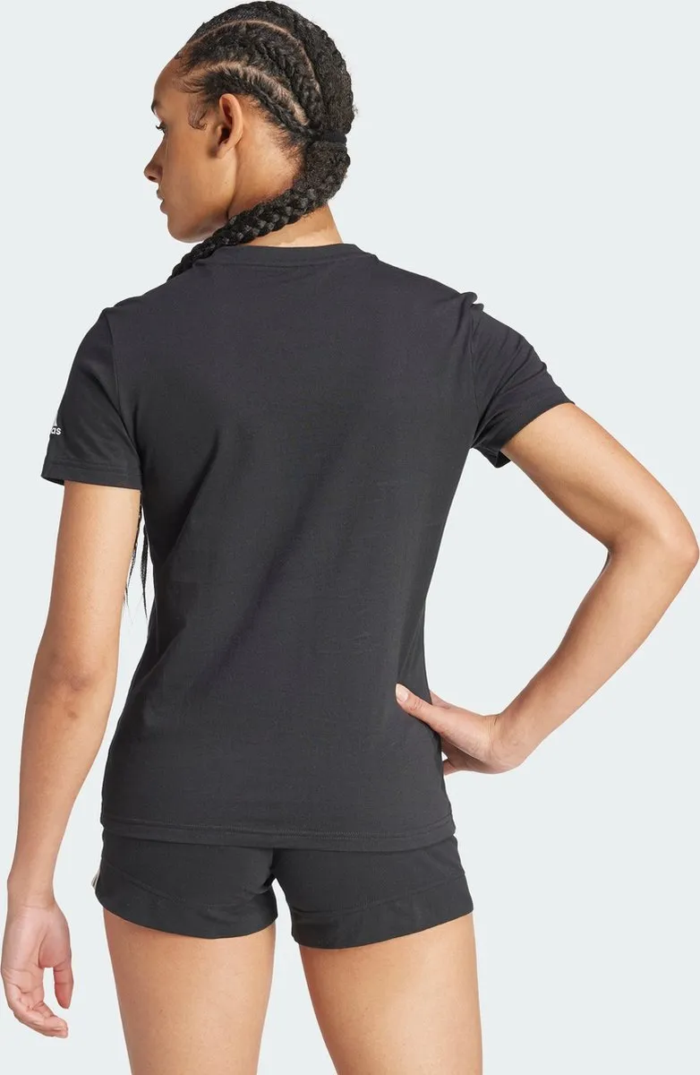adidas Essentials Slim Logo T-shirt GL0769 - Zwart - S