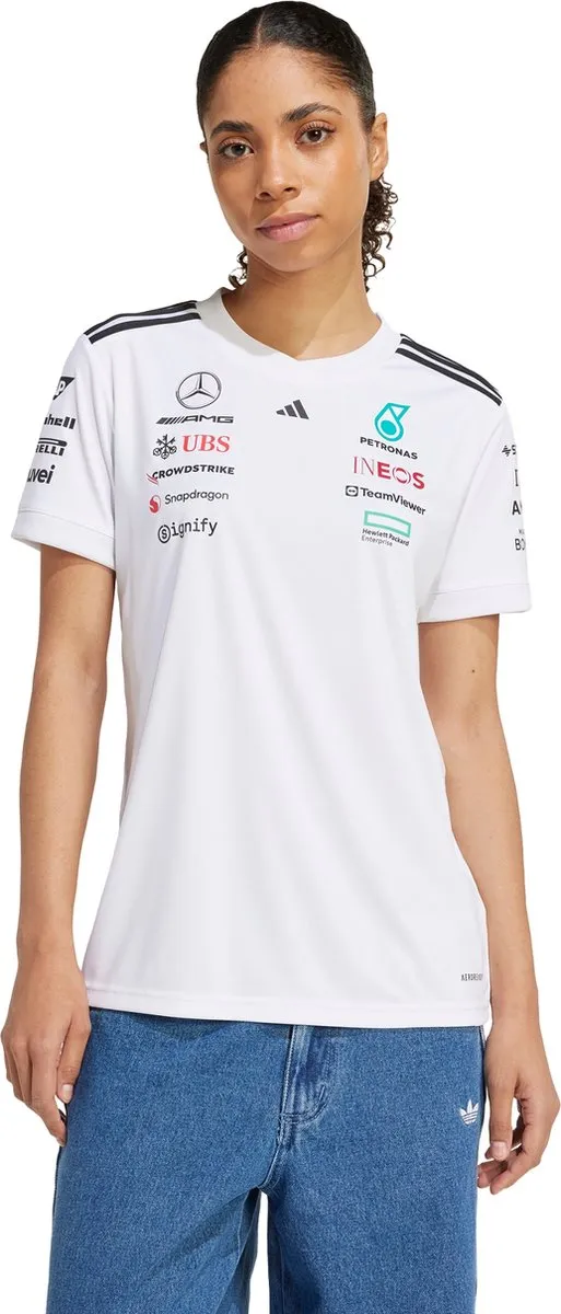 adidas Performance Mercedes AMG F1 Driver Shirt Wit