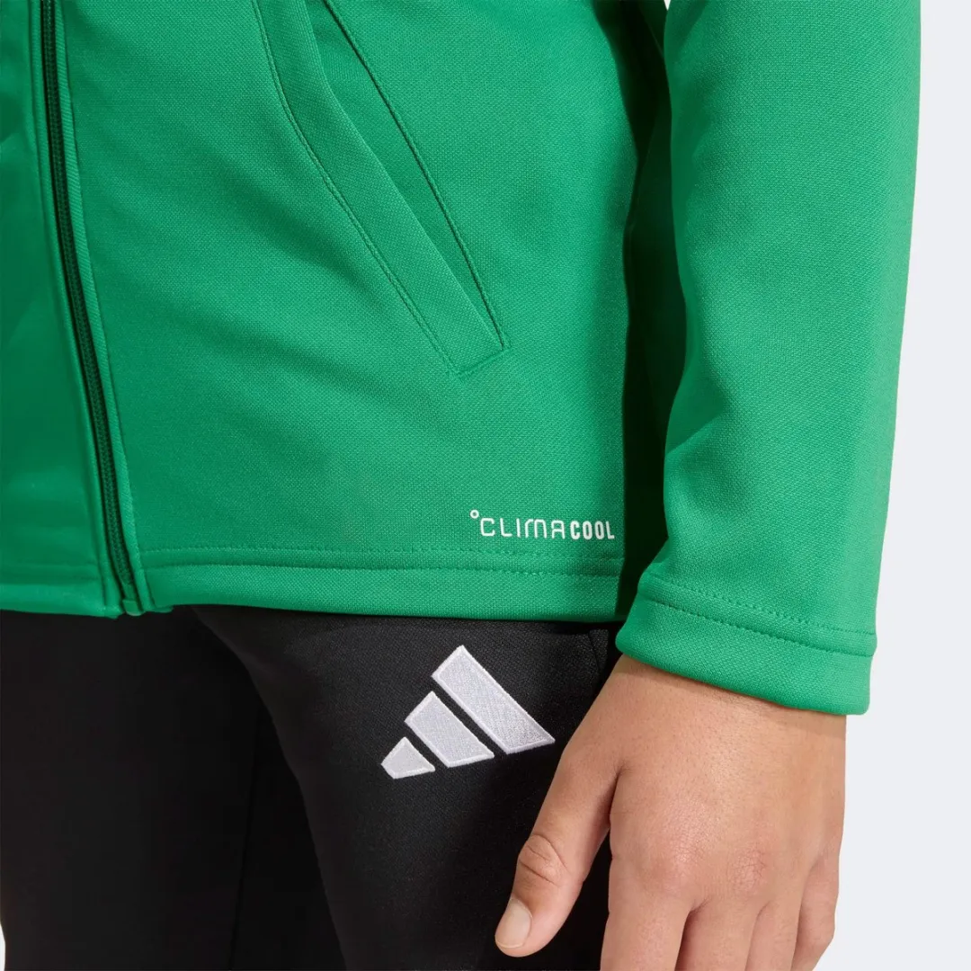 Adidas Entrada 26 Trainingsjack Junior 152 - Groen