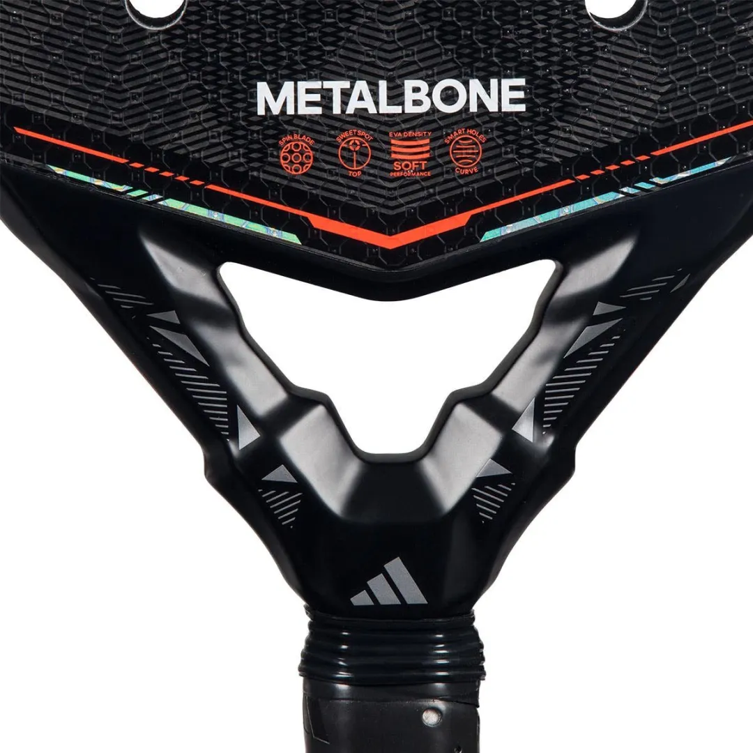 Adidas Metalbone 2026 Padelracket - Zwart/Rood L2