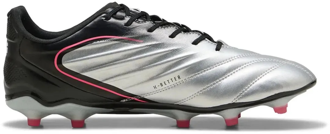 PUMA King Pro FG/AG Voetbalschoenen - Zilver - EU 36