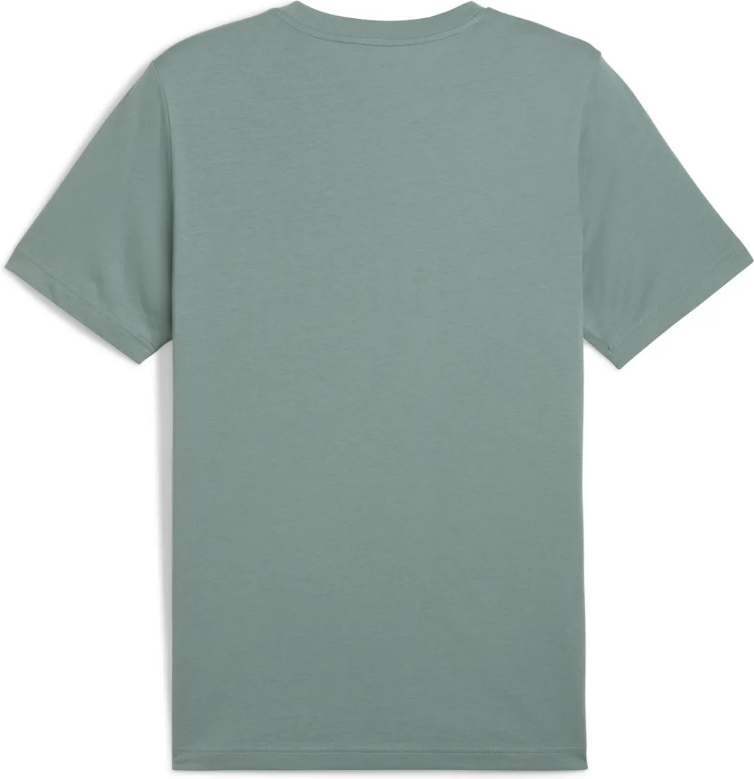 PUMA ESS 2 COLOR No. 1 Logo Tee - Heren - M - Green Moon - afbeelding 5 van 6