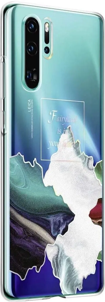Huawei P30 Pro Clear Case - Glacial Fairyland