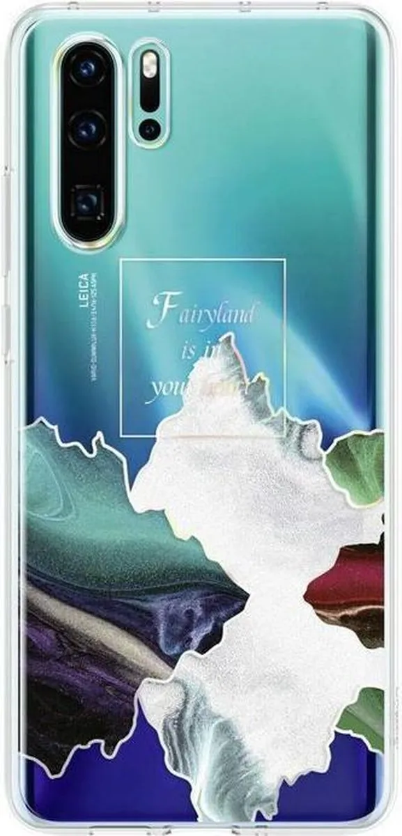 Huawei P30 Pro Clear Case - Glacial Fairyland
