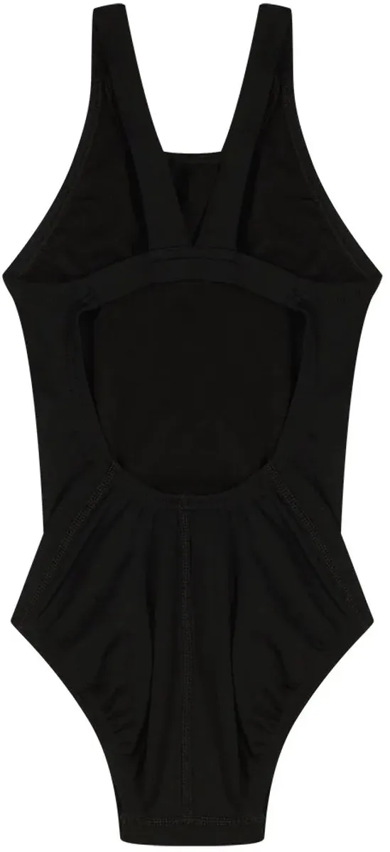 Nike Meisjes Badpak Solid Fastback 164 - Zwart
