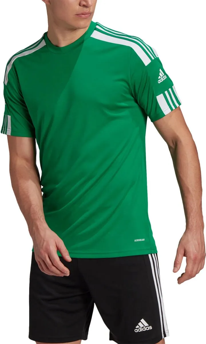 adidas Squadra 21 Sportshirt L - Groen/Wit