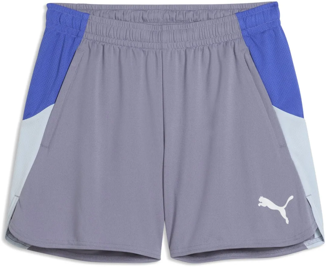 PUMA Blaze Shorts Dames - L - Gray Sky/White/Royal