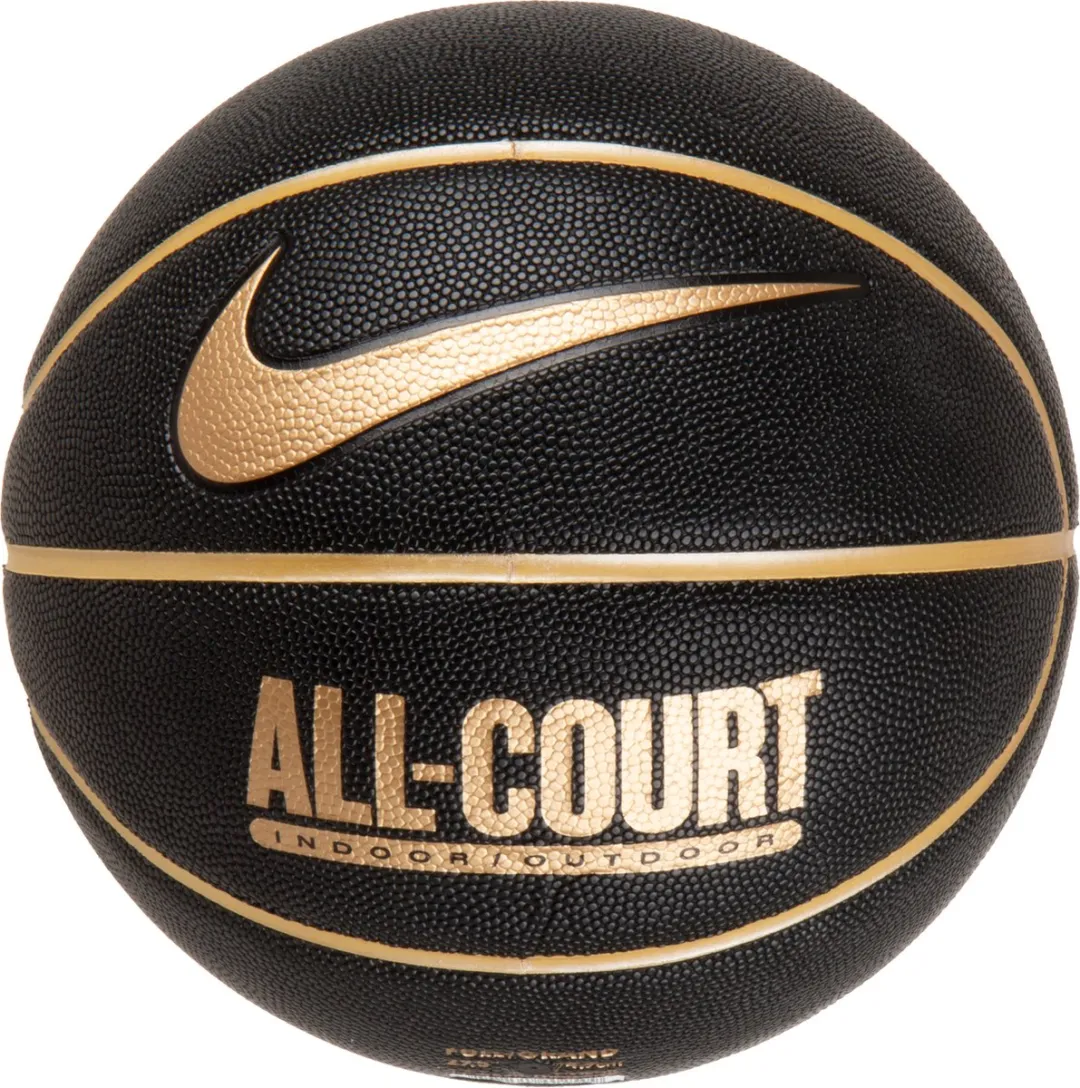 Nike Everyday All Court 8P Basketbal 5 - Zwart/Goud