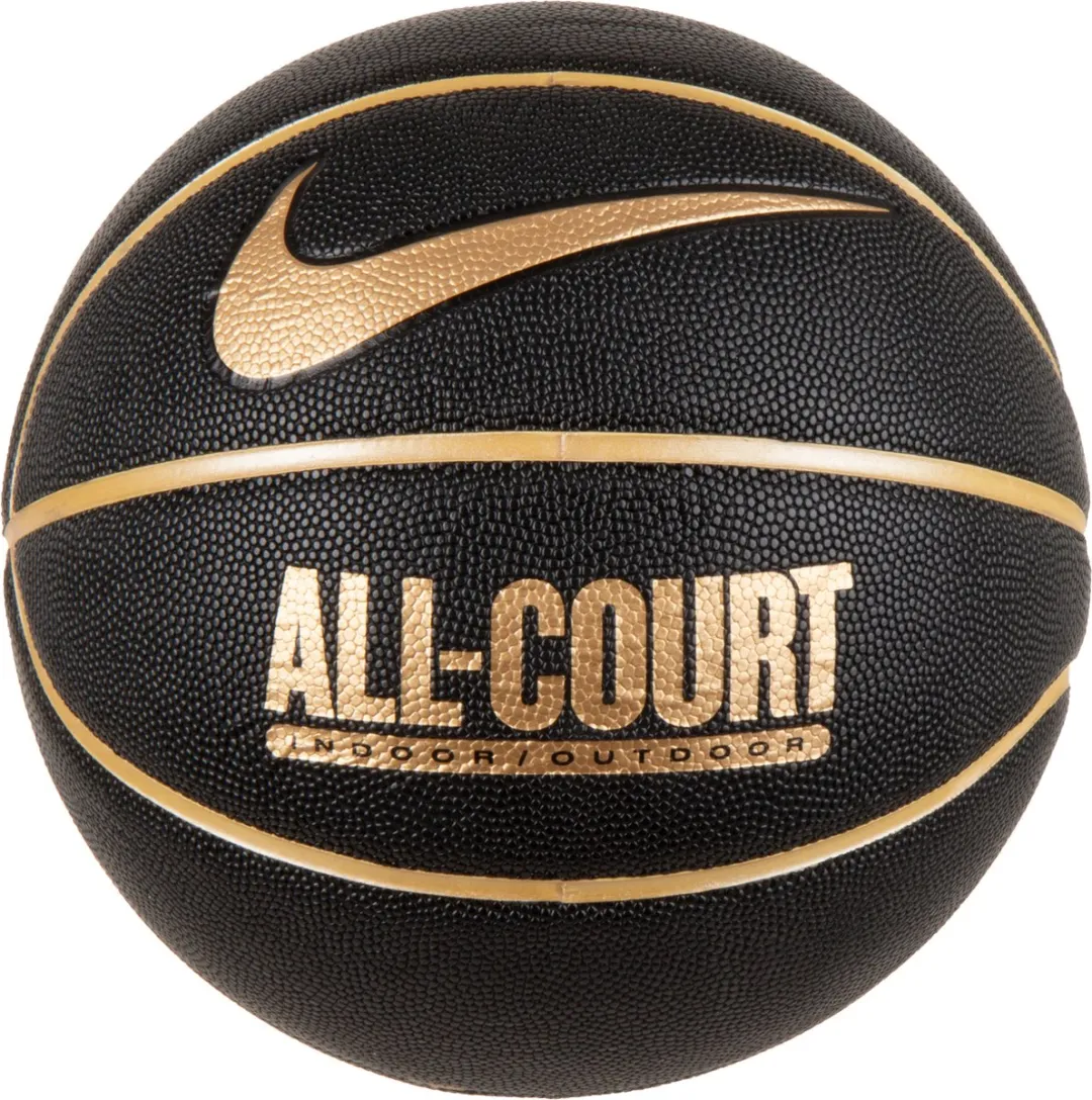 Nike Everyday All Court 8P Basketbal 5 - Zwart/Goud