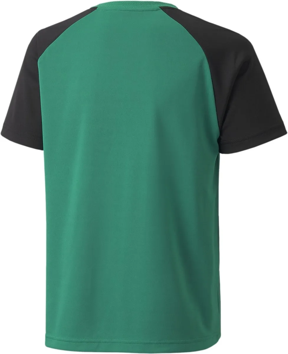 PUMA Teampacer Shirt Korte Mouw Kinderen 152 - Groen/Zwart