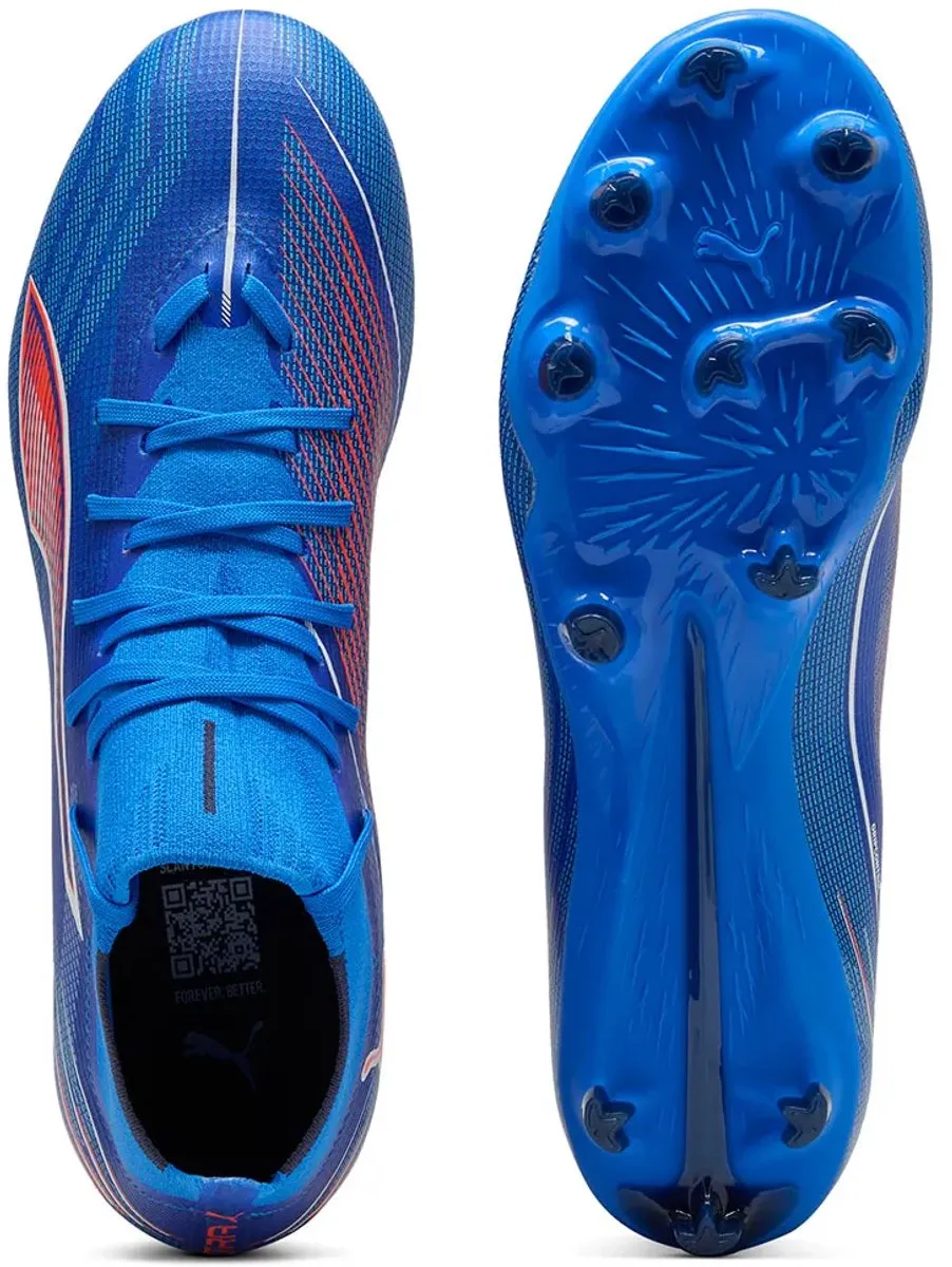 PUMA Ultra 6 Match+ FG/AG Voetbalschoenen - Blauw - 46.5