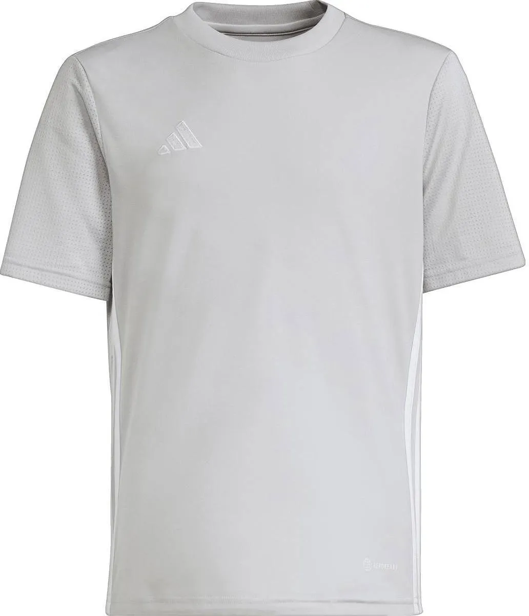 Adidas Tabela 23 Shirt Korte Mouw Kinderen 152 - Lichtgrijs/Wit