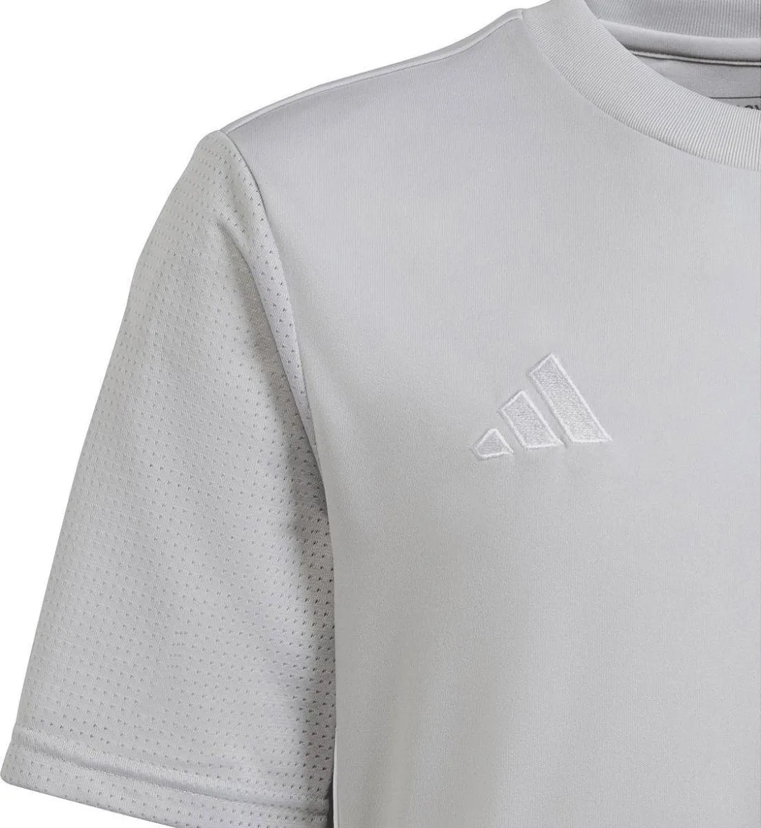 Adidas Tabela 23 Shirt Korte Mouw Kinderen 152 - Lichtgrijs/Wit