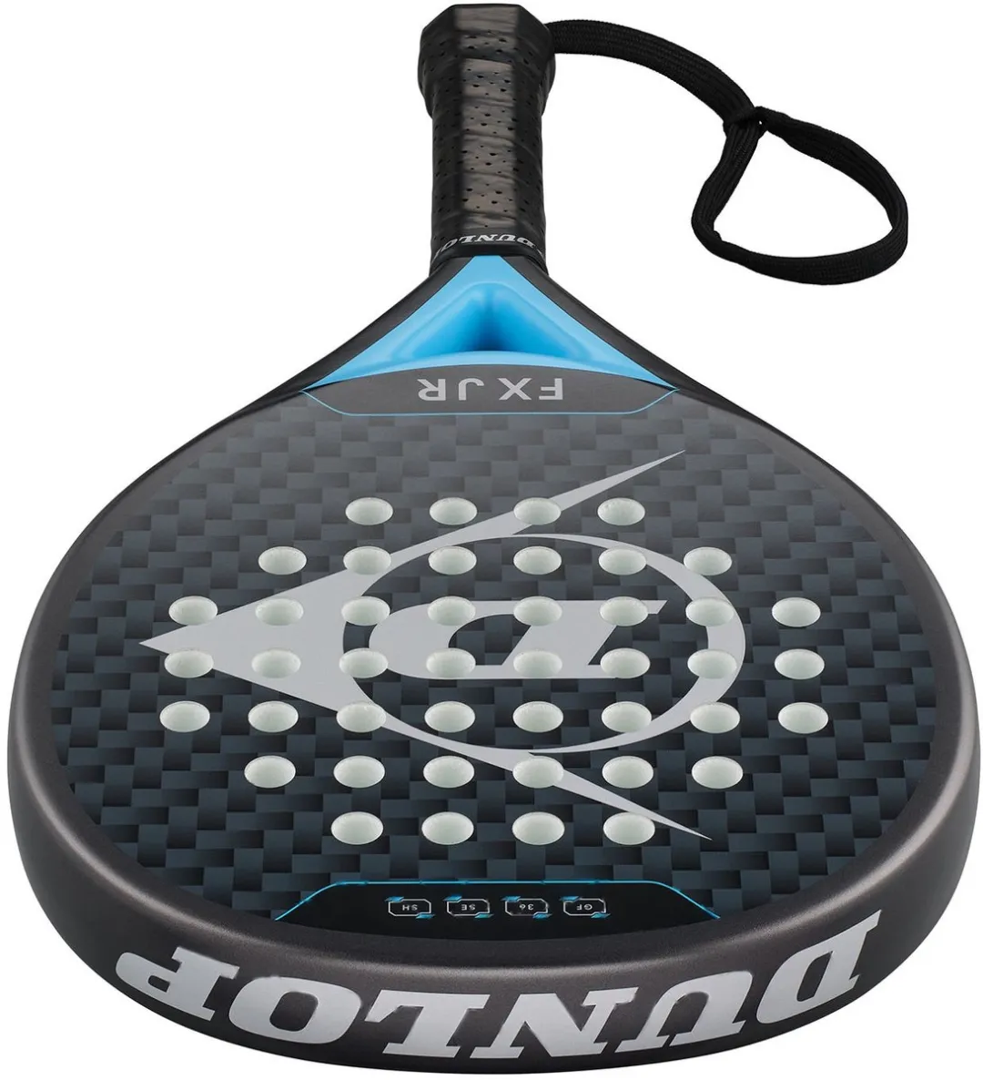 Dunlop D PDL 26 FX JR Padelracket - L0 - Cyaan/Black