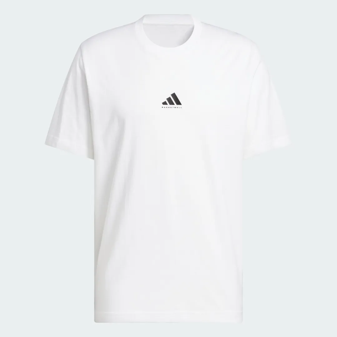 Adidas Performance Basketball T-shirt JX0084 - Heren - Wit