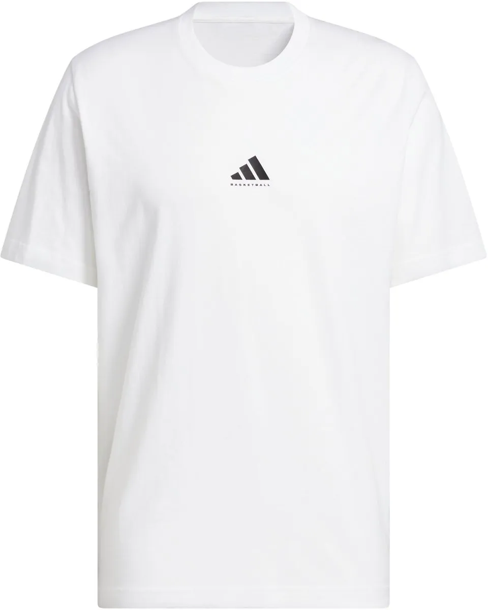 Adidas Performance Basketball T-shirt JX0084 - Heren - Wit