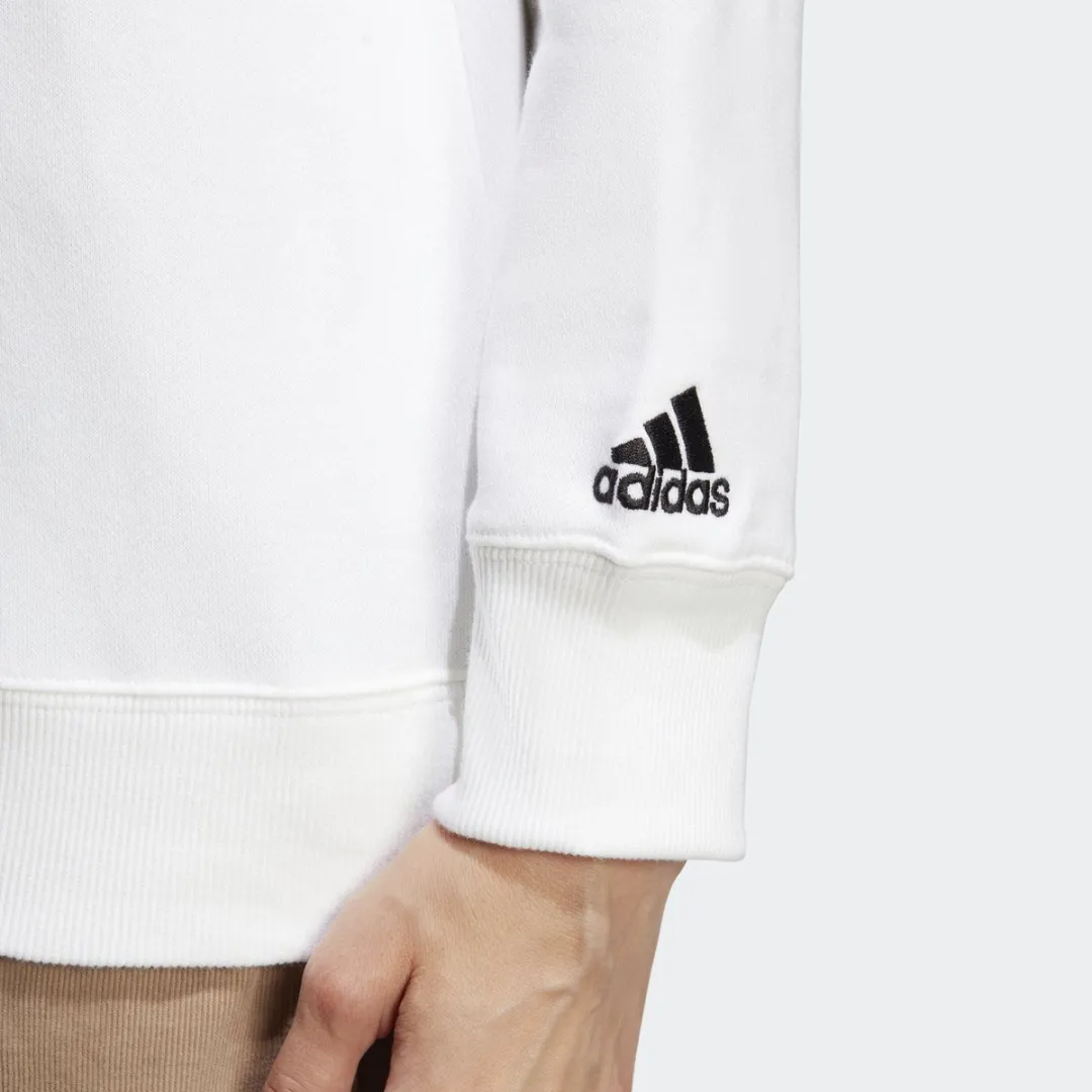 adidas Essentials Linear French Terry Sweatshirt Wit - L