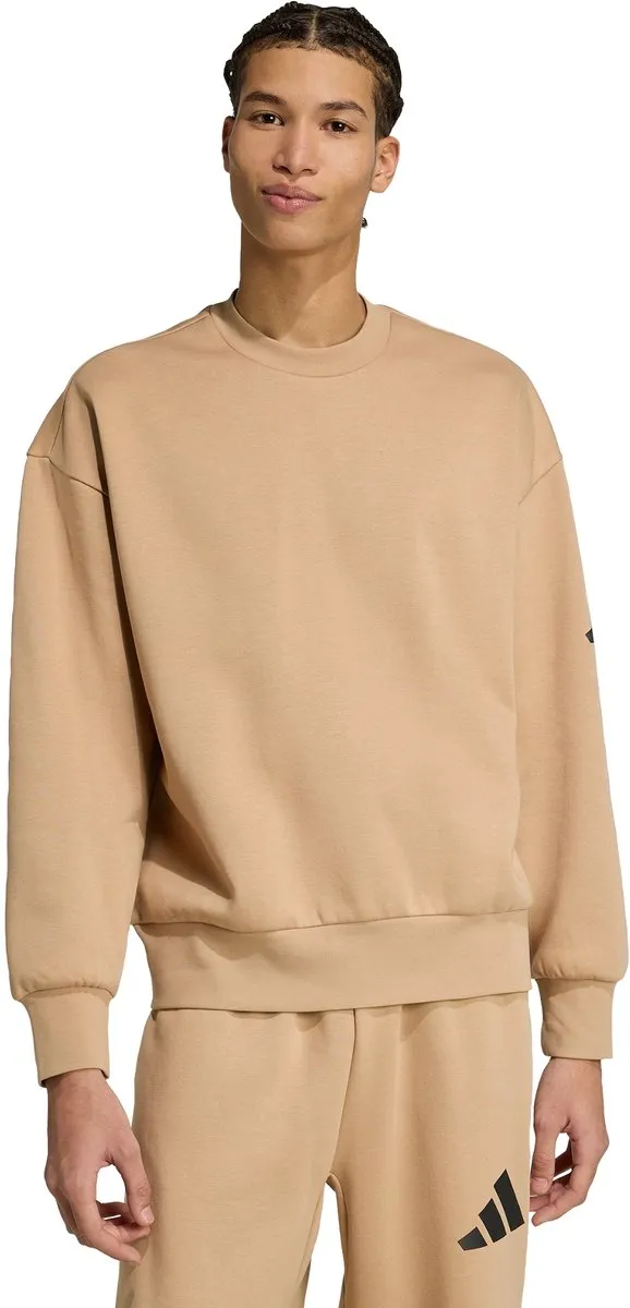 adidas Sportswear Essentials Loose Fit 3 Bar Logo Sweatshirt M - Bruin