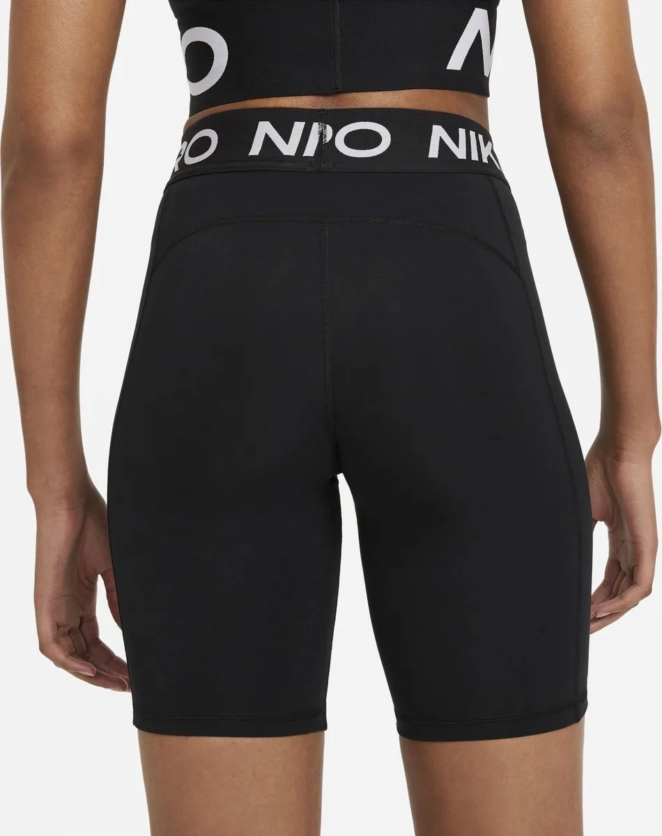 Nike Pro 365 8IN Sportbroek Dames M - Zwart