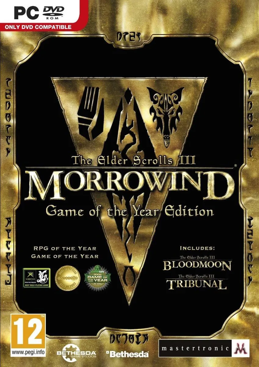 Bethesda The Elder Scrolls III Morrowind GOTY - 4 CD's