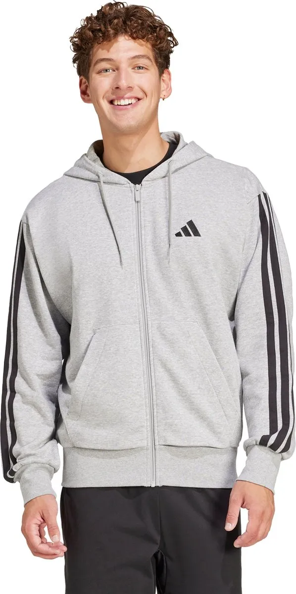 adidas Essentials 3-Stripes French Terry Ritshoodie JE6338