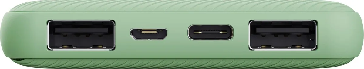 Trust Primo Powerbank 25029 - 10000mAh - USB A/USB C - Groen