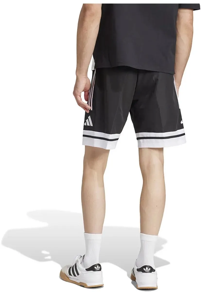 adidas Squadra 25 Short Heren M - JD9274 - Zwart/Wit
