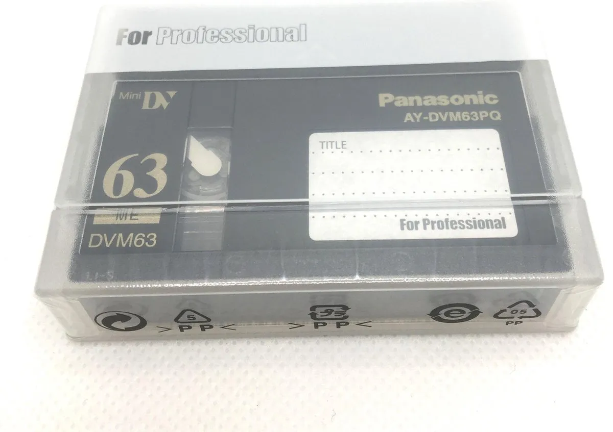 Panasonic AY-DVM63PQ Mini-DV Cassette 63 minuten
