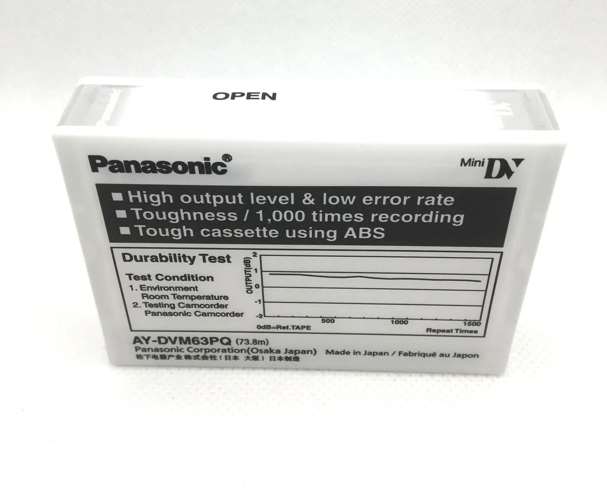 Panasonic AY-DVM63PQ Mini-DV Cassette 63 minuten