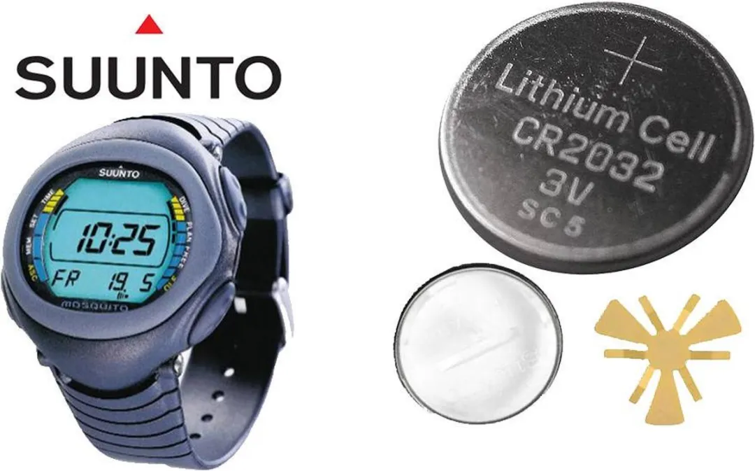 Suunto Batterij Kit Mosquito/D3 - Goud/Zilver/Zwart
