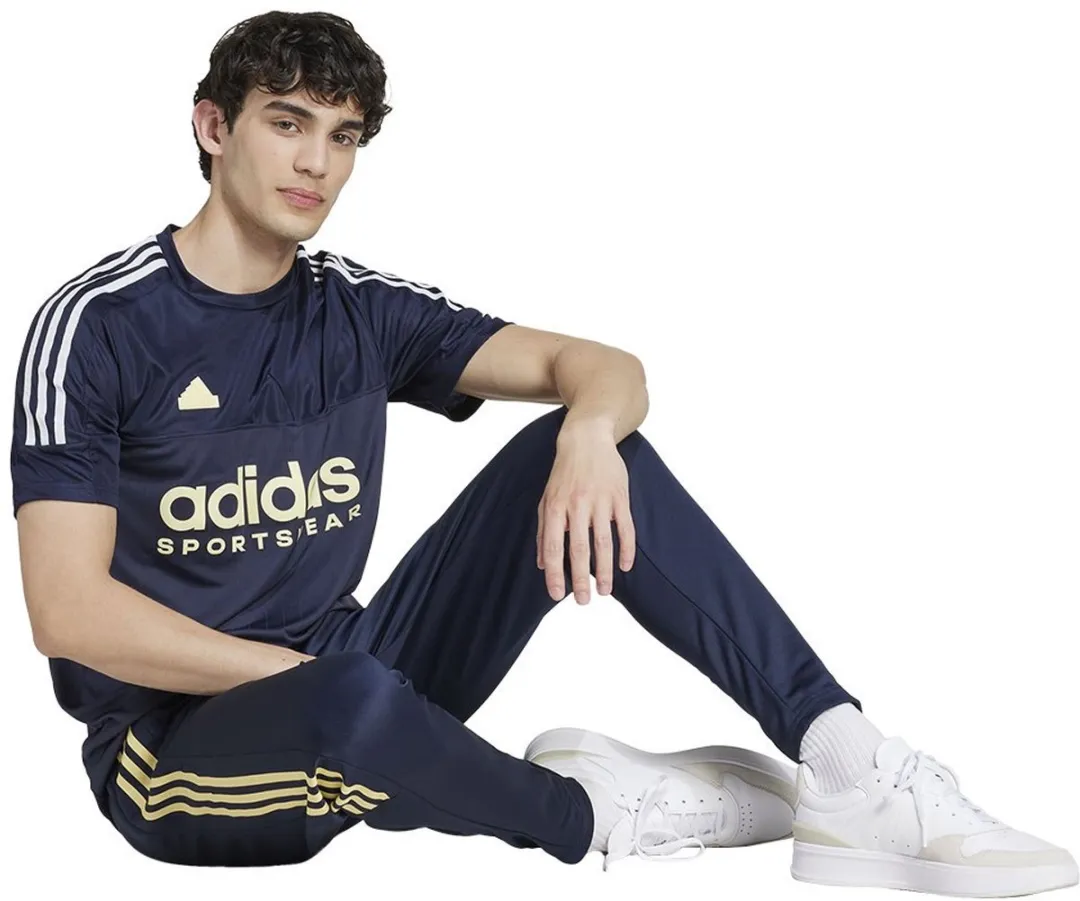 Adidas Tiro Wordmark Trainingsbroek Legend Ink/S - S